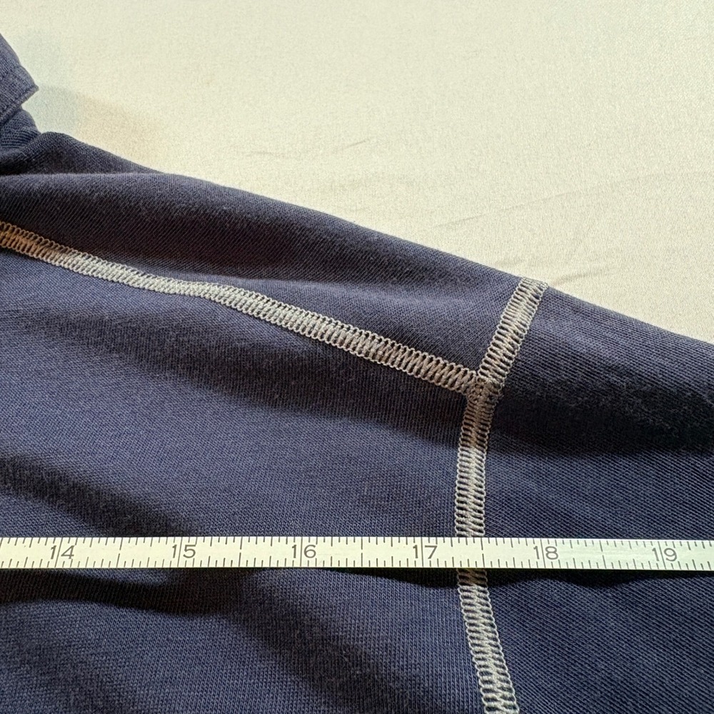 Arborwear Polo Shirt Mens Large Navy Blue Drirelease Short Sleeve Workwear - Picture 7 of 9
